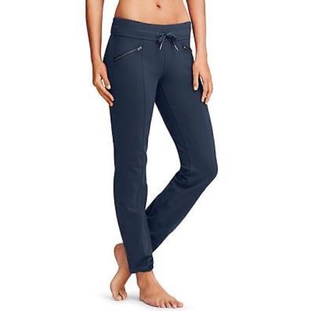 𝅺ATHLETA Slouch Metro Pants Drawstring Hem Joggers Navy XXS